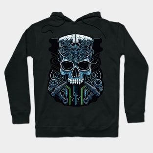 Cyborg Heads S02 D77 Hoodie